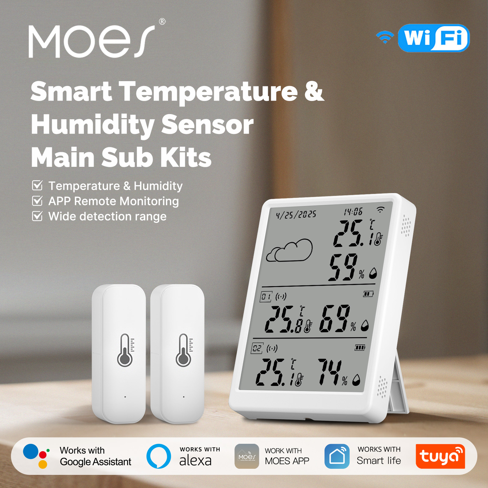 Smart Home Automation Diy - MOES Tuya WiFi RF433 Smart Temp