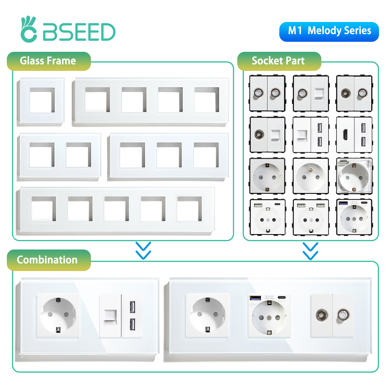 BSEED EU Standard Wall Socket  - Home Automation Panel Diy 리뷰 및 가격