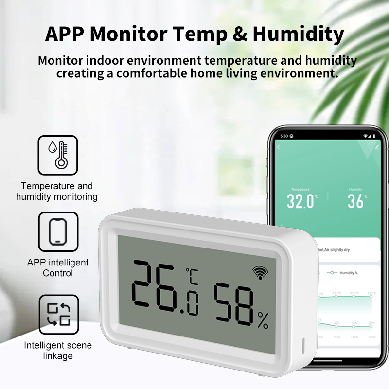 Tuya Zigbee WiFi Thermometer H - Temperature Humidity Sensor 리뷰 및 가격