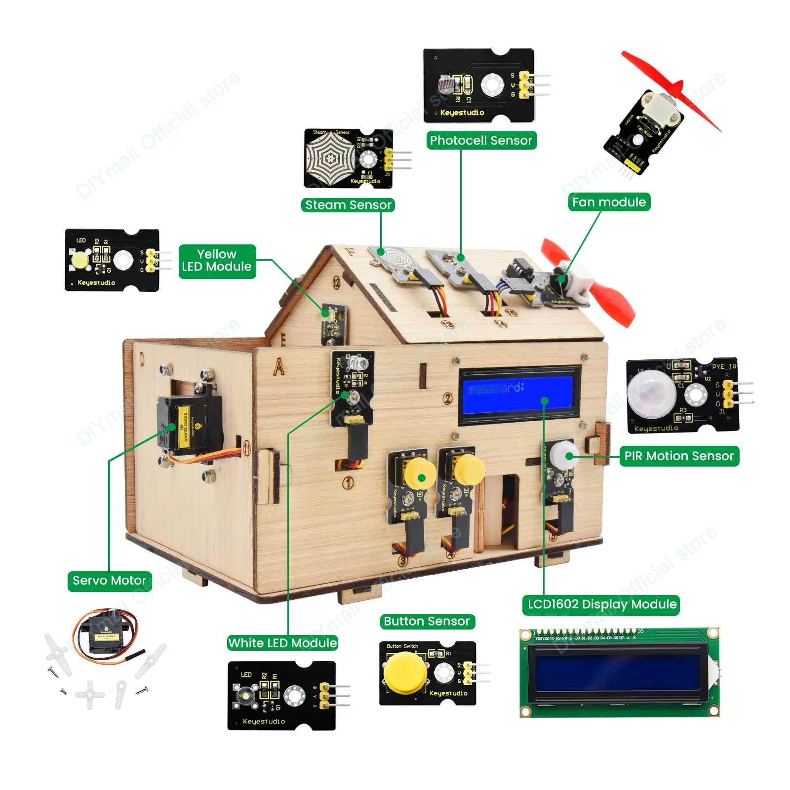 Keyestudio Smart IoT Home Kit  - Smart Home Automation Diy 리뷰 및 가격