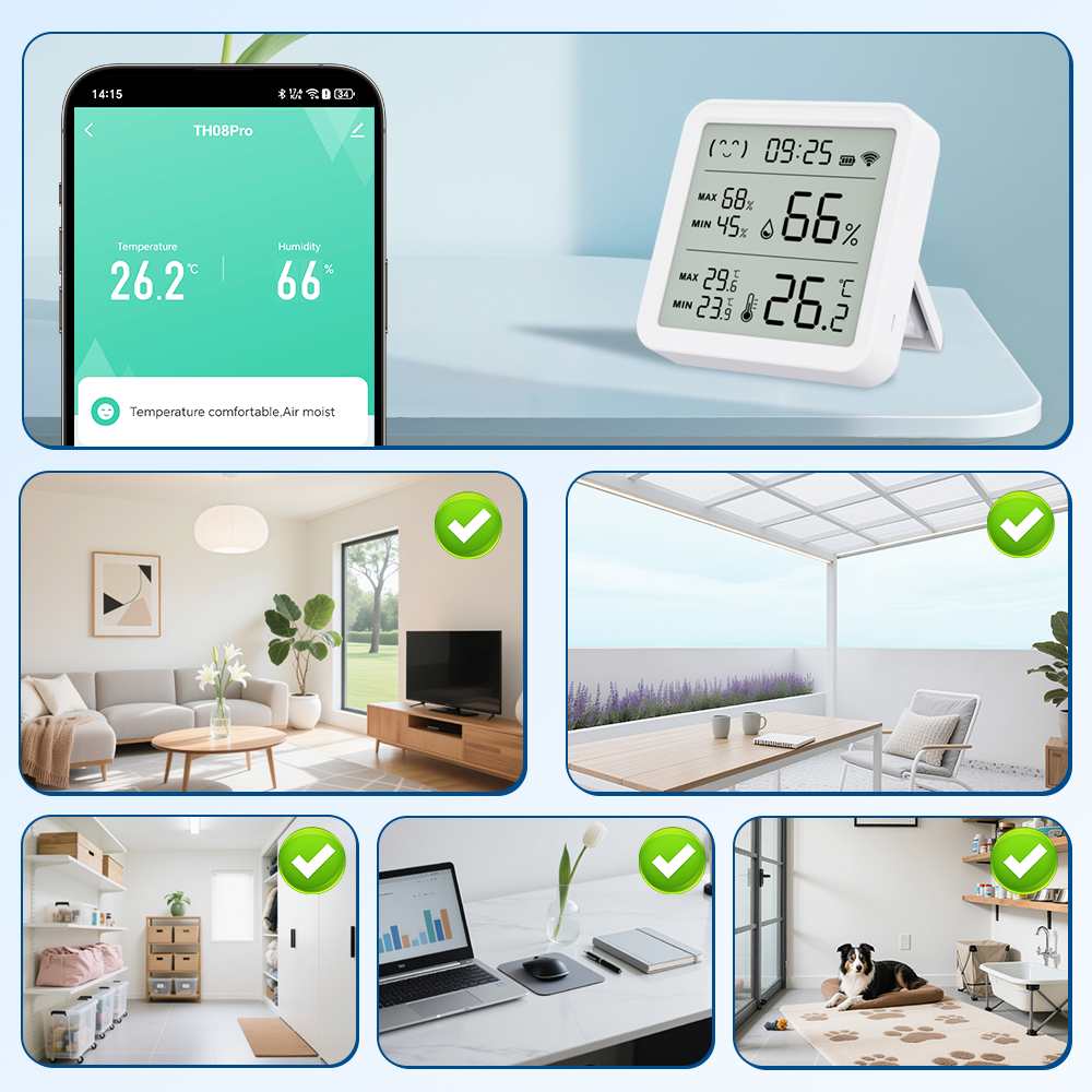Tuya WiFi Thermometer hygromet - Temperature Humidity Sensor 리뷰 및 가격