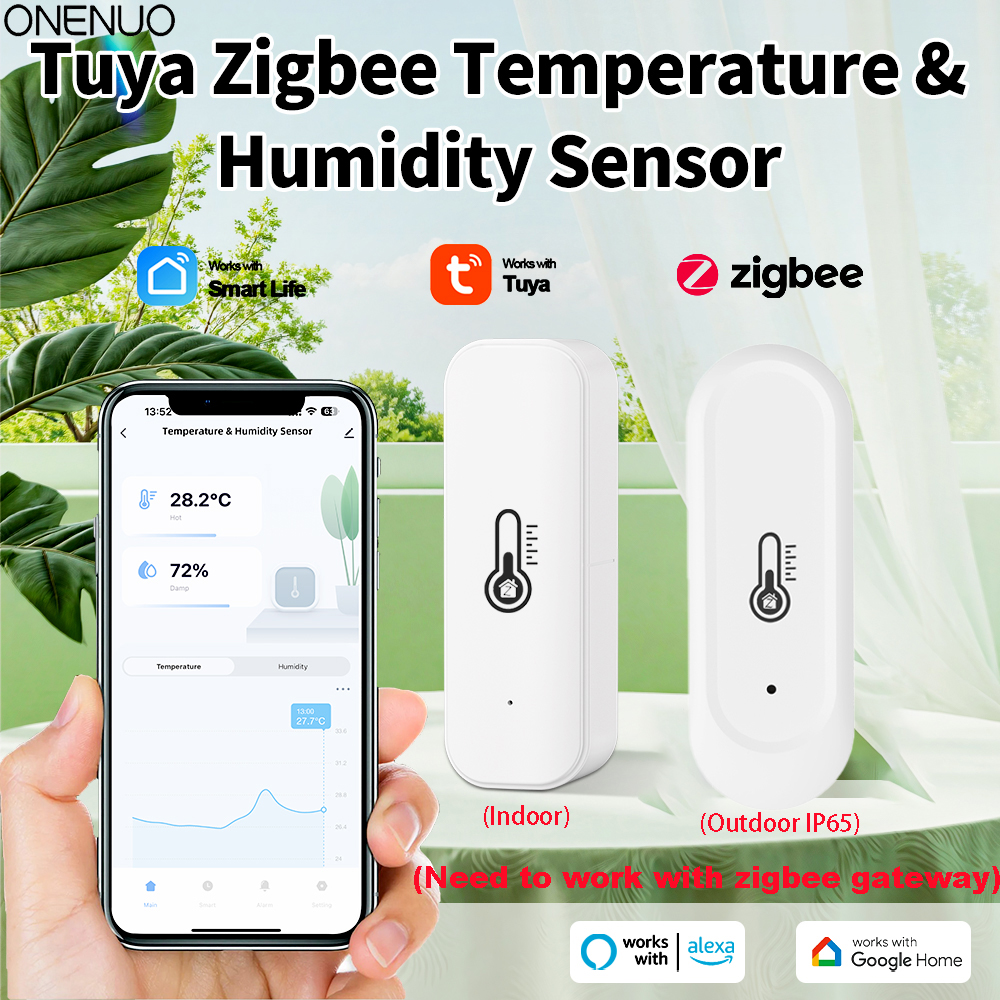 Tuya ZIgbee IP65 Waterproof Ou - Temperature Humidity Sensor 리뷰 및 가격