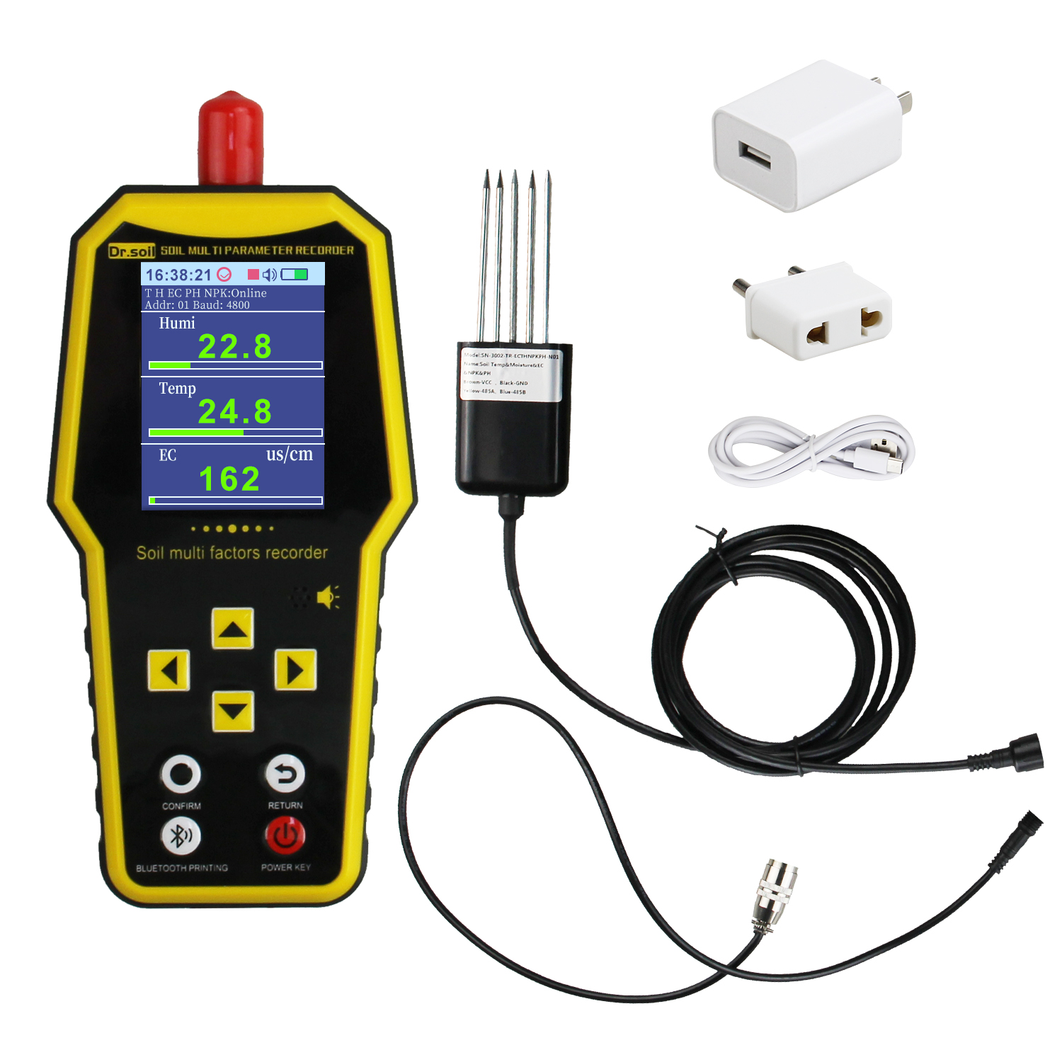 7 in 1 Portable Soil Moisture  - Temperature Humidity Sensor 리뷰 및 가격