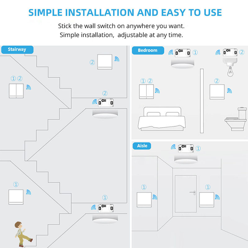DIY RF 433Mhz Wireless Switch  - Home Automation Panel Diy 리뷰 및 가격