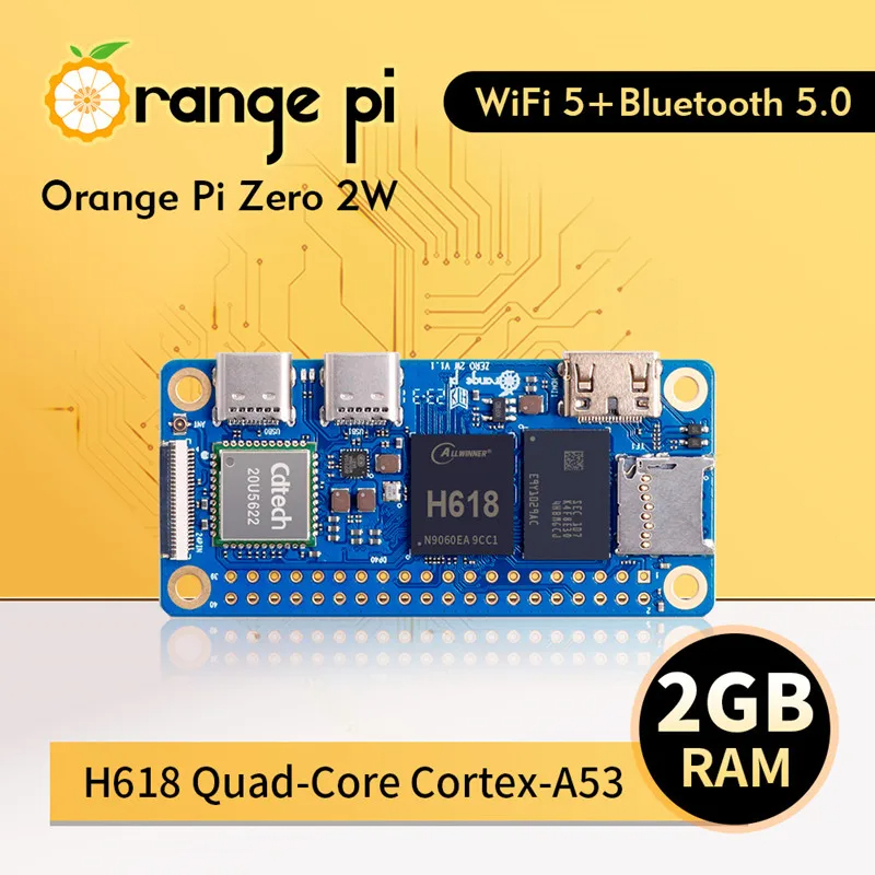 Orange Pi Zero 2 W 2GB RAM DDR - Pi Zero W Board 리뷰 및 가격