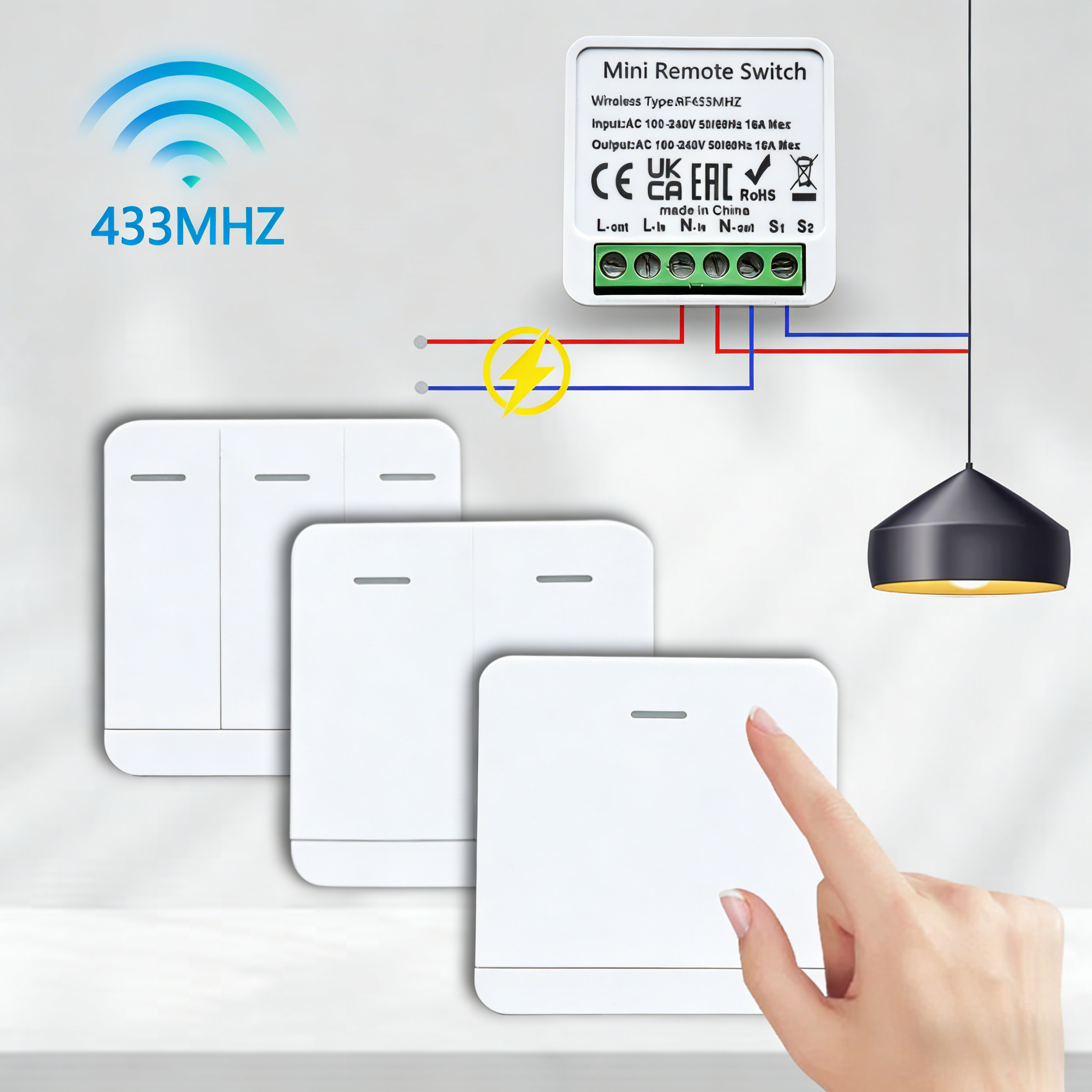 RF 433MHz Smart DIY Wireless S - Home Automation Panel Diy 리뷰 및 가격