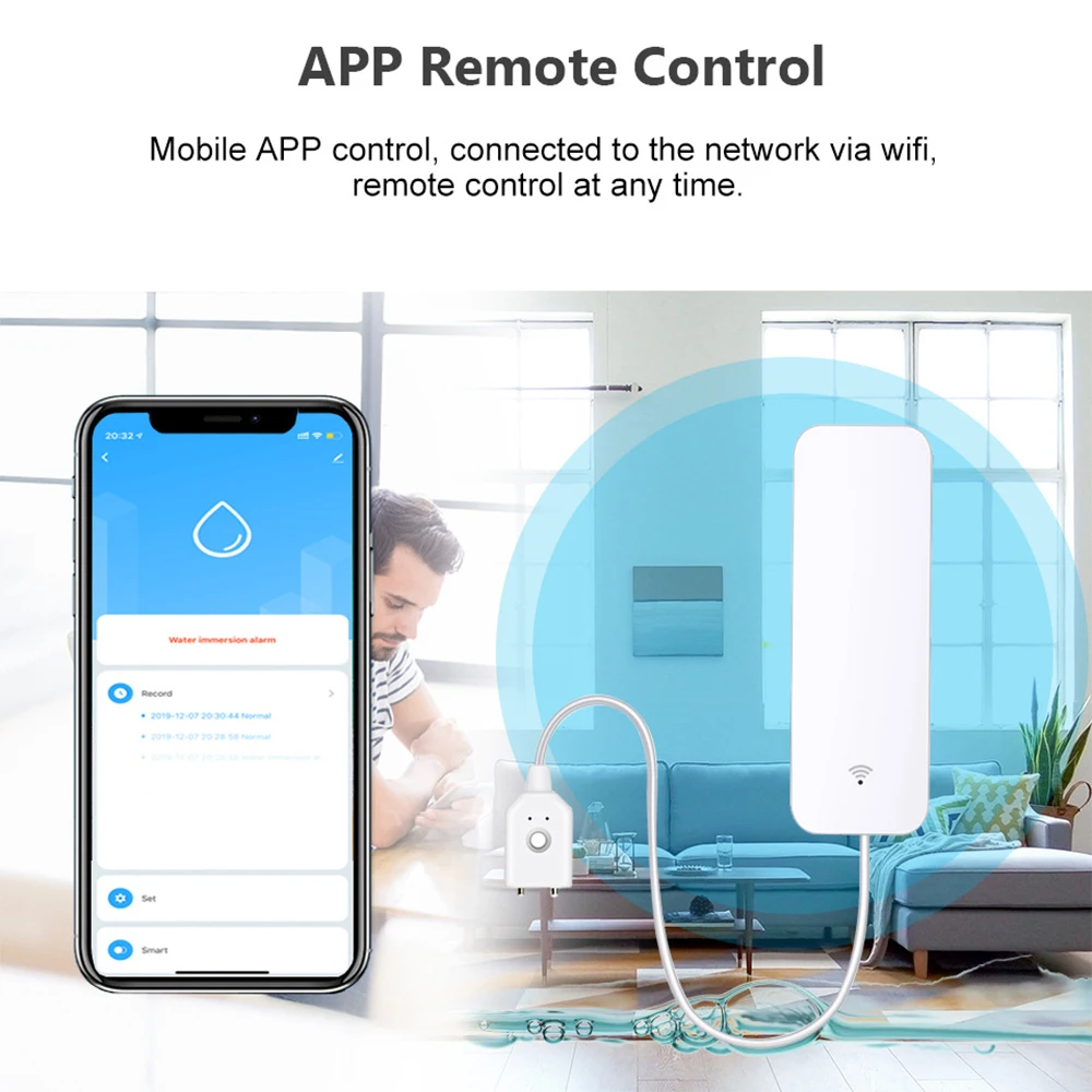 Tuya WiFi Zigbee Water Sensor  - Home Automation Technology 리뷰 및 가격