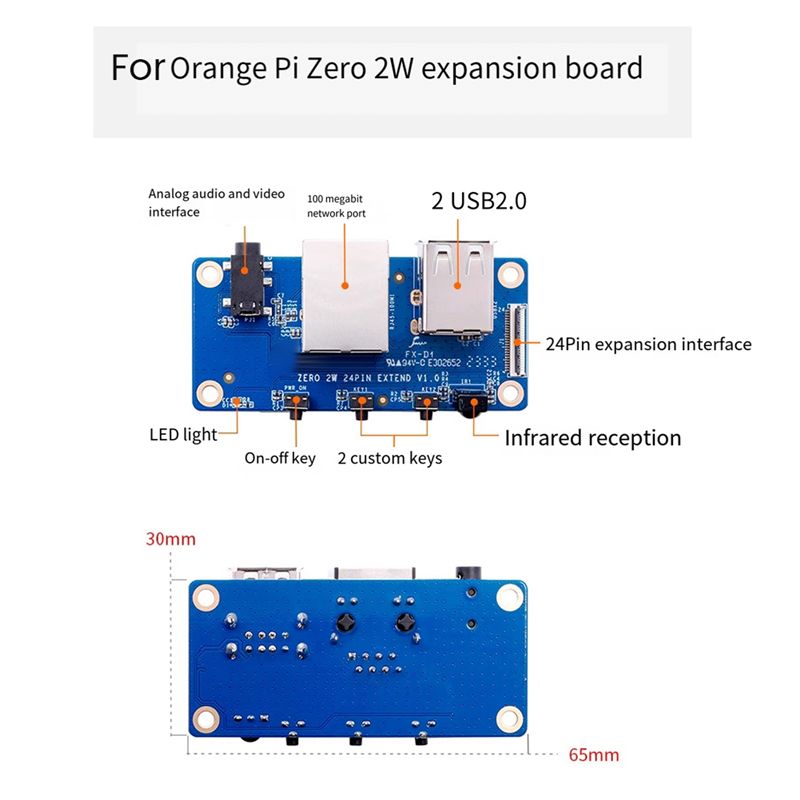 AU33-For Orange Pi Zero 2 W Ex - Pi Zero W Board 리뷰 및 가격