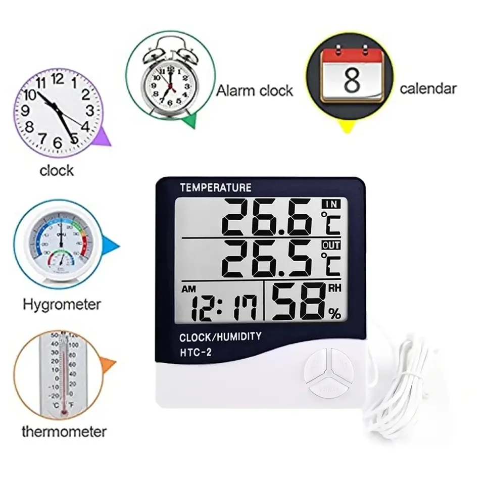 Indoor LCD Digital Thermometer - Home Automation Industry 리뷰 및 가격
