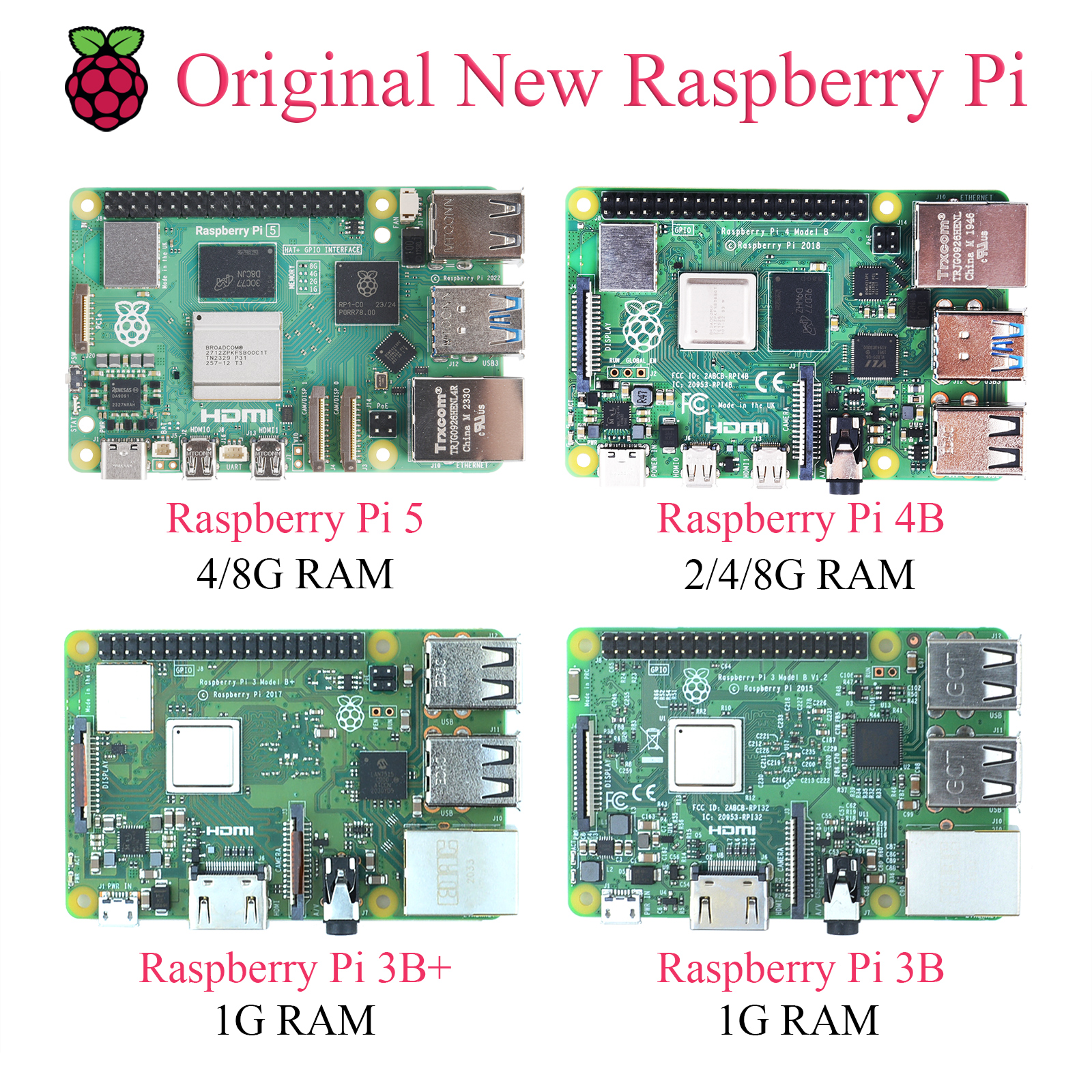 1PCS Original Raspberry Pi 5 4 - Home Automation Raspberry Pi 리뷰 및 가격