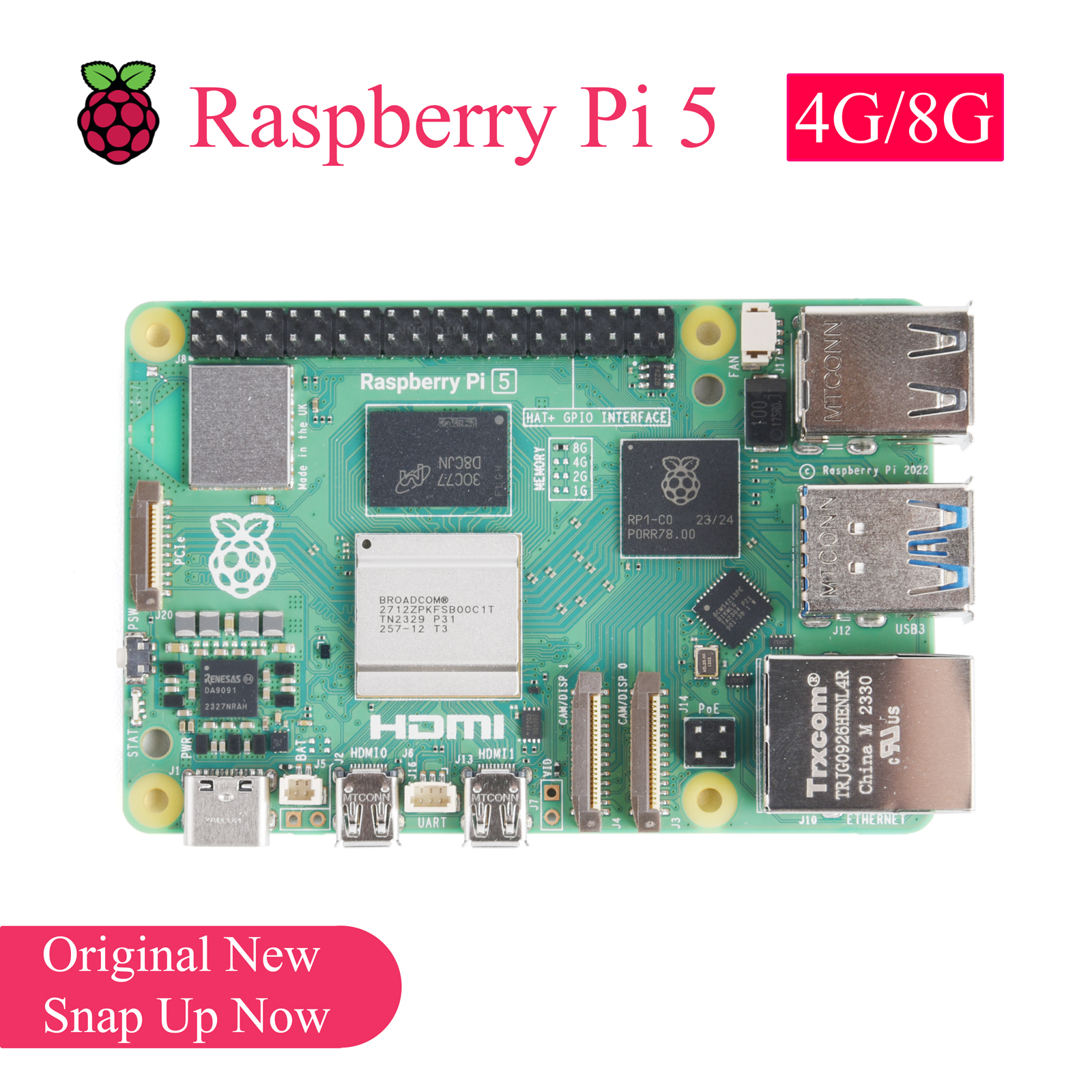 1PCS Original Raspberry Pi 5 4 - Home Automation Raspberry Pi 리뷰 및 가격