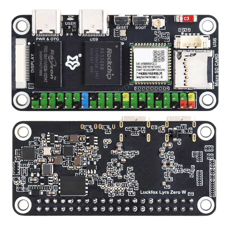 Luckfox Lyra Zero W RK3506B Ro - Pi Zero W Board 리뷰 및 가격