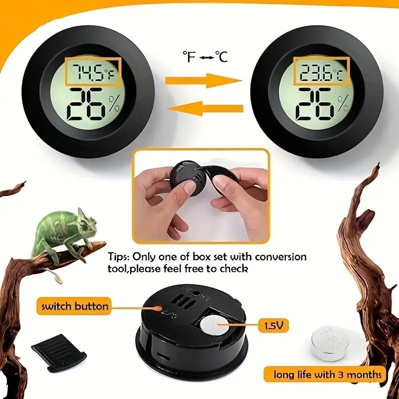 ℉/℃ Mini LCD Digital Thermomet - Temperature Humidity Sensor 리뷰 및 가격