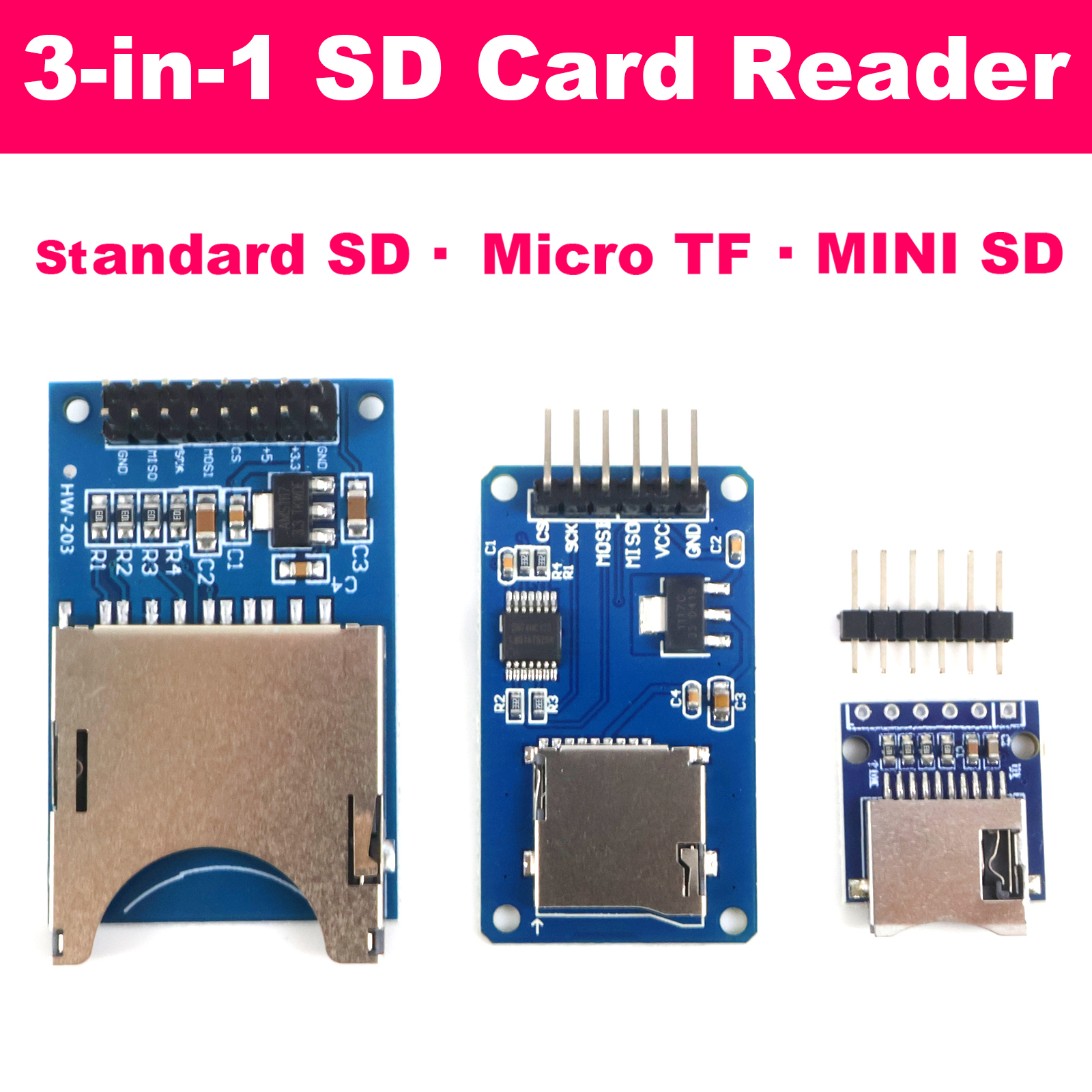 SD Card Reader Module Micro TF - Level Shifter 3.3V 리뷰 및 가격