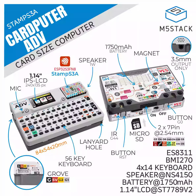 M5Stack Cardputer Adv Programm - Iot Diy Home Automation 리뷰 및 가격